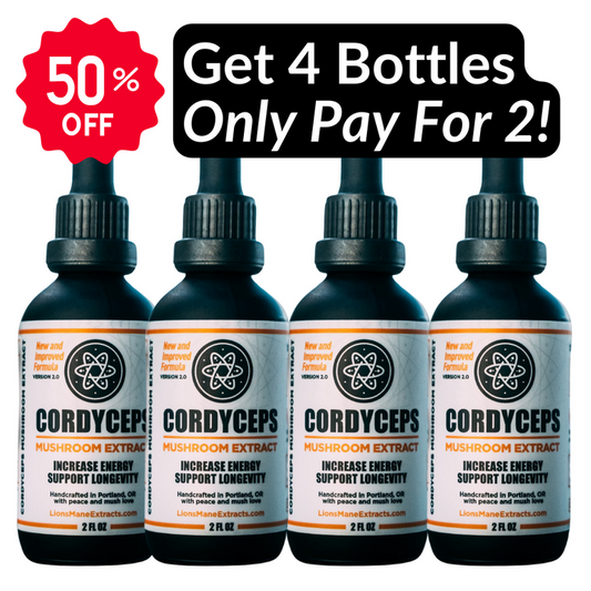 4 Cordyceps for the Price of 2 (50% Savings)