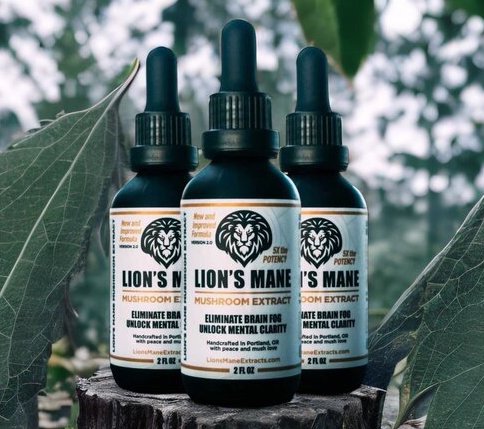 Lion's Mane Product Page Design Template
