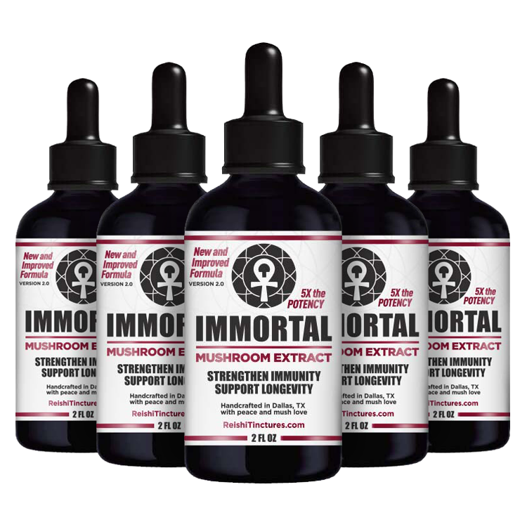 "Immortal" Reishi Extracts (6 Month Supply)