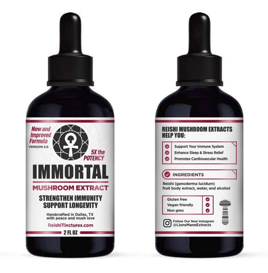 "Immortal" Premium Reishi Mushroom Extract