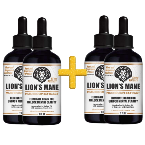 +4 Lion's Mane Extracts (New Customer Special)(buy 2 get 2 free)