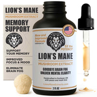 Lion's Mane Liquid Extract: Natural Support for Focus, Memory, & Clear Thinking