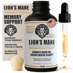 Lion's Mane Liquid Extract: Natural Support for Focus, Memory, & Clear Thinking