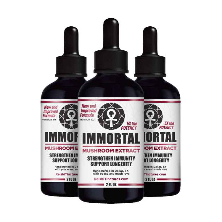 + 3 "Immortal" Reishi Extracts (53% Special Savings)