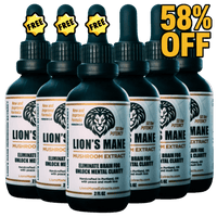 Lion's Mane Extract - 6 Pack (Buy 3 Get 3 Free)