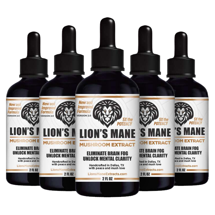 (Combo Pack) +6 Lion's Mane AND +1 Reishi (free)